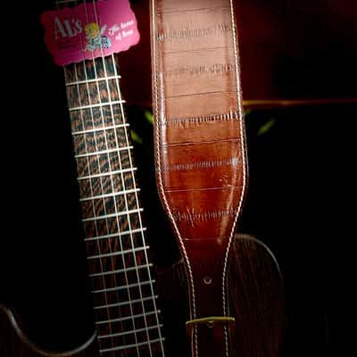 Blue Bell Straps Johnson OSTRICH LEG Strap Exotic Leather One of a Kind Exclusive Al’s Music Factory Collection 2026 - Mid Brown image 4
