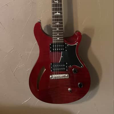 PRS SE Custom 22 Semi-hollow Soapbar P90 Natural | Reverb