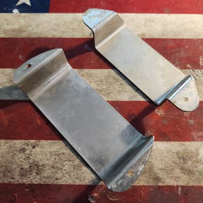 Gibson Eb0 Eb3 Bass Finger rest Pickup and Bridge Cover 1961-1964 - Nickel image 2