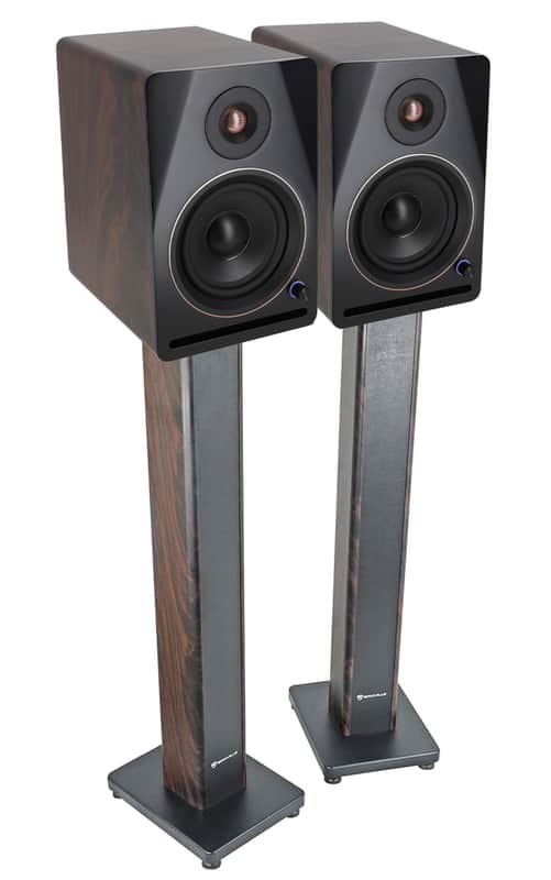 (2) Rockville APM5D v2 5.25" Powered Studio Monitors w/USB/Bluetooth+36" Stands image 1