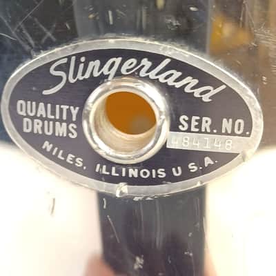 Slingerland 12x14"TDR Marching Snare Drum Chrome Over Wood Vintage 70s Maple Tom image 2