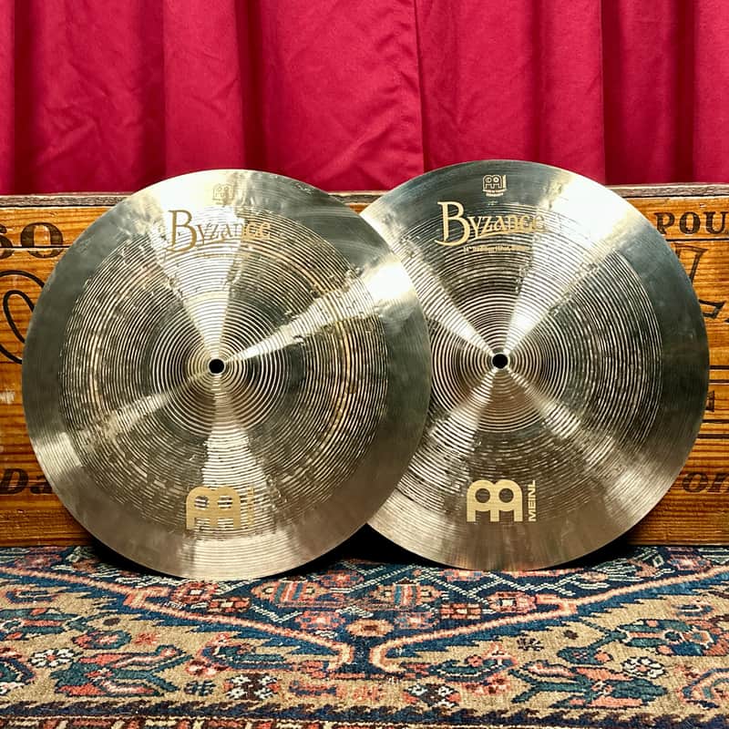 14" Meinl Byzance Jazz Tradition Hi-Hat Cymbal Pair 880g/1008g * Video* image 1