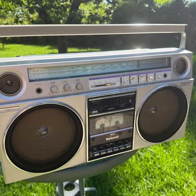 National RX-5080 Rare Vintage Stereo Cassette Boombox JDM 100V Warranty image 3