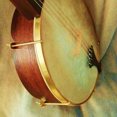 Boucher Minstrel Banjo - Medium Brown folk bluegrass open back fretless image 5