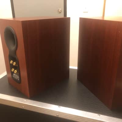 B&W CM2 Bookshelf Loudspeaker System - 2002 Rosenut Finish image 5