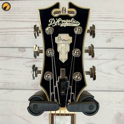 D'Angelico Premier DC Semi-Hollow Double Cutaway with Stop-Bar Tailpiece 2023 - Present - Dark Iced Tea Burst image 6