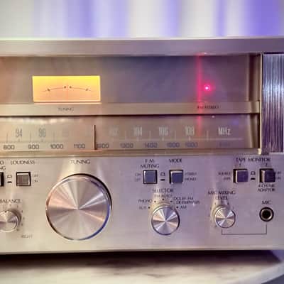 🔥🎶 Sansui G-5500 Pure Power DC Stereo Receiver — Serviced, Cleaned, 120V, Excellent Faceplate image 6