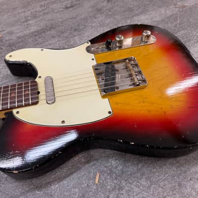 Golden Era Aged Guitars Single Cut Telecaster - 3 tone sunburst relic - Arcane pickups image 7