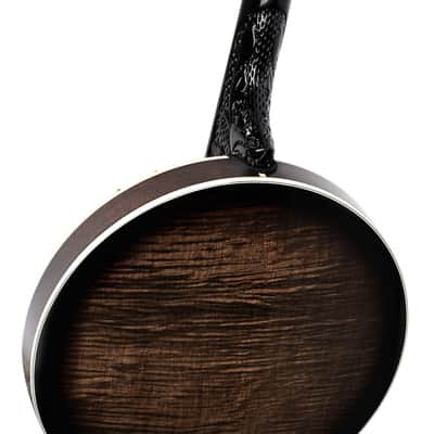 Ortega OBJ850-MA Falcon Series Solid Flamed Maple Resonator Hard Maple Neck 5-String Banjo w/Gold Hardware & Gig Bag image 7