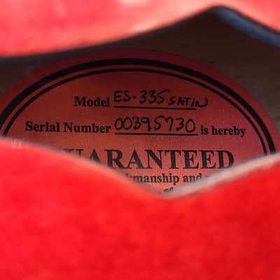2005 Gibson ES335 Dot Reissue Faded Cherry~Ex Tommie Griggz w OHC~Pro Neck Repair~Player Grade image 5