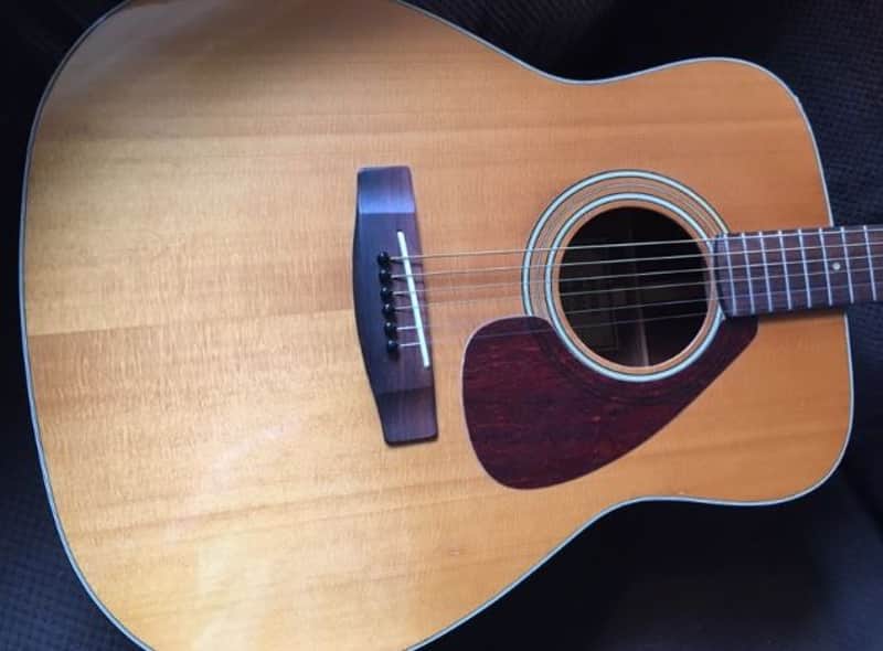Vintage Lightweight 1974 Yamaha FG-160 Dreadnaught Acoustic Guitar, very nice, great action 4.2lbs image 1