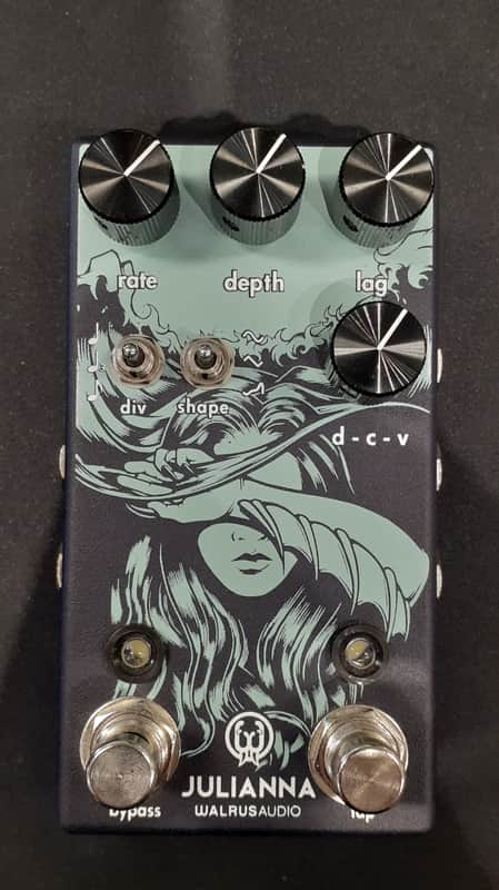 Walrus Audio Julianna Deluxe Chorus / Vibrato Limited Edition - Floral Series 2024 - Seafoam Floral image 1