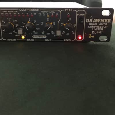 Drawmer DL441 Quad Auto Compressor Limiter 2010s - Black image 2