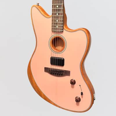 Fender Acoustasonic Player Jazzmaster Acoustic-Electric Guitar - Shell Pink image 3