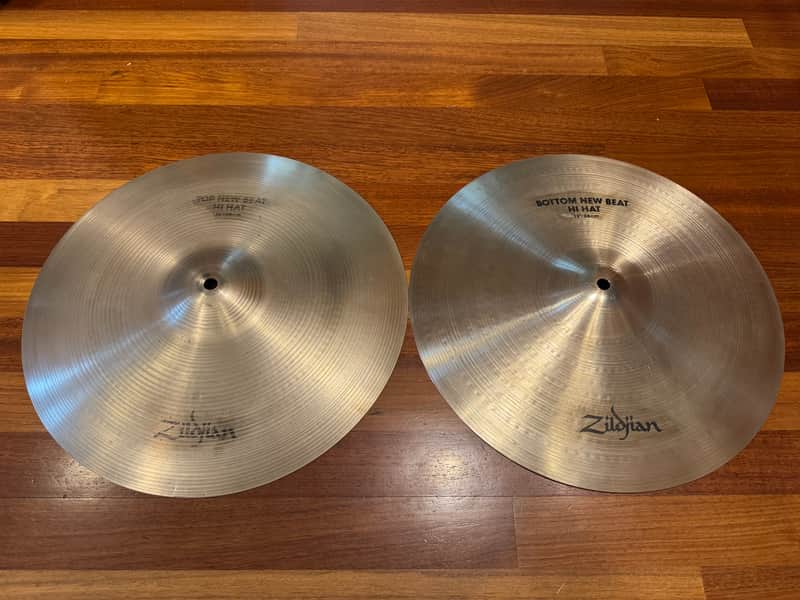 Zildjian 15" A Series New Beat Hi-Hat Cymbals (Pair) 1982 - 2012 - Traditional image 1