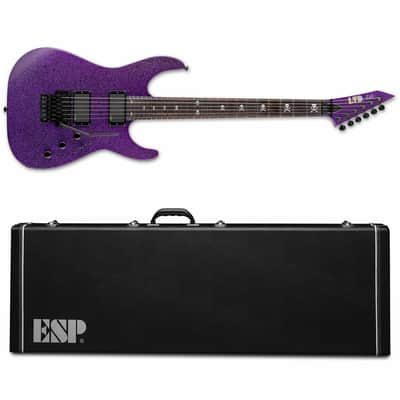 ESP LTD KH-602 Kirk Hammett Purple Sparkle PSP Electric Guitar + Hard Case KH602 KH 602 - Brand New image 1