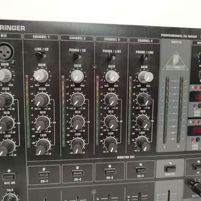 Behringer Pro Mixer DJX750 5-Channel DJ Mixer with Effects and BPM Counter 2010s - Black image 3