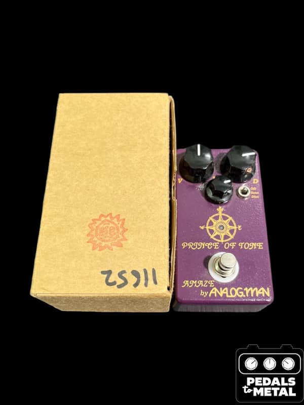 Analogman Prince Of Tone w/ Low Gain Mod - Present - Red - X20301 image 1
