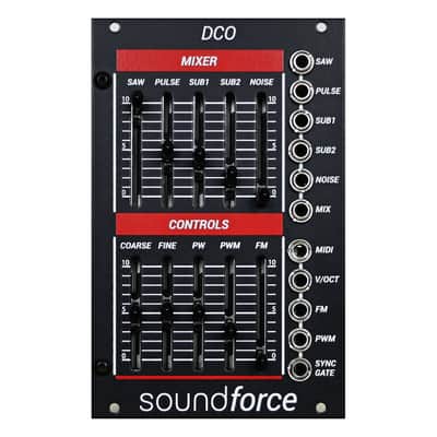SoundForce DCO Eurorack Oscillator Module MkII - Black image 1