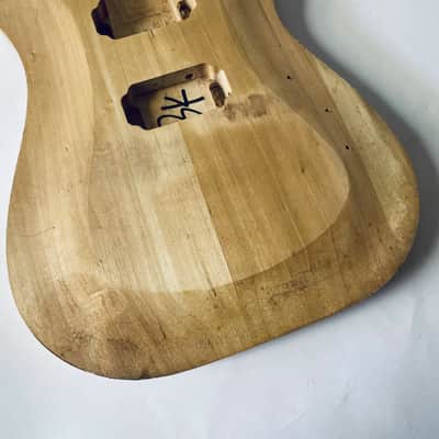 HH Basswood Double Cutaway Guitar Body image 4