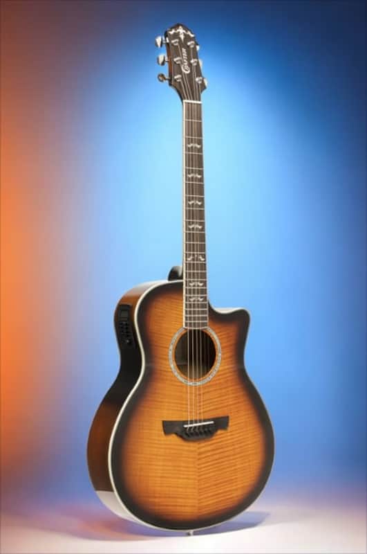 Crafter NOBLE VTG Noble series, Small jumbo acoustic-electric guitar with solid maple top Crafter image 1