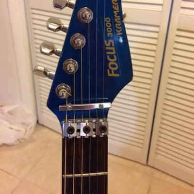 Kramer Focuus 3000 1980s Blue image 4
