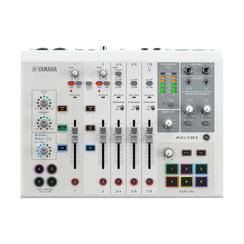 Yamaha AG08 8 Channel Analog Mixer image 2