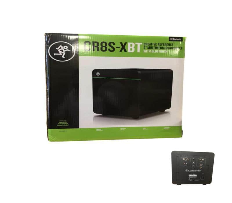 Mackie CR8S-XBT 5" Active Studio Subwoofer with Bluetooth Connectivity 2020 - Present - Black with Green Trim image 1