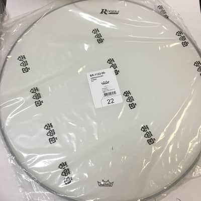 Rogers - RBH20A - Logo Bass Drum Head 20" Coated White image 2