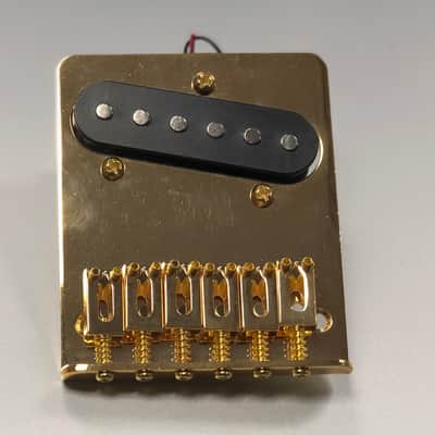 SGM Pre-loaded Tele Bridge Plate - Gold image 3