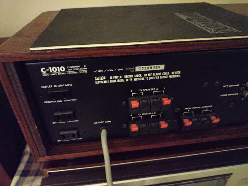 Luxman C 1010 Control Center. | Reverb