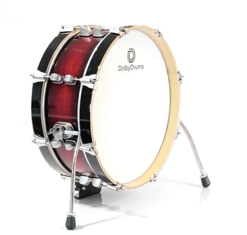 Dolby 18” Electronic Kick Drum Red Fade for Roland Alesis image 1
