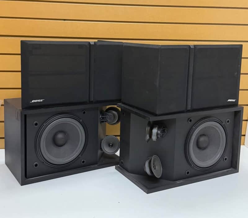 Bose 301 Series III Speakers 2x150-Watts - 8 Ohms 1990's - Black image 1