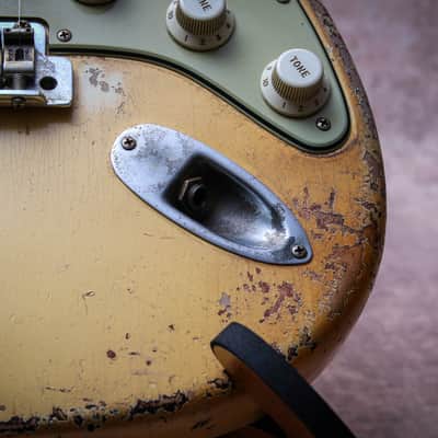 FENDER USA Masterbuilt '61 Reissue Stratocaster Heavy Relic *Vincent Van Trigt " Vintage White + Rosewood" (2024) image 11