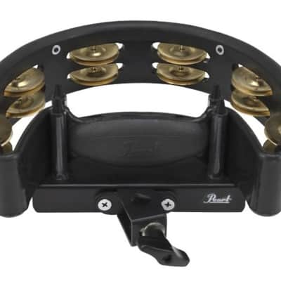 Pearl PTM-10GHX Quickmount Tambourine with Brass Jingles image 6