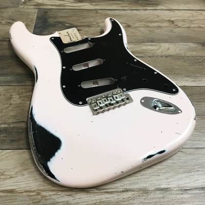 Made to Order - FRANCHIN Mercury guitar body Relic Aged 100% Nitro Lacquer COLOR OVER COLOR (Sunburst/ Black/ White/ Blue/ Green/ Yellow/ Red/ Pink/ Burgundy/ Purple/ Gold/ Silver, etc.) Basswood Poplar Stratocaster-Strat-S-Style Made in Italy image 17