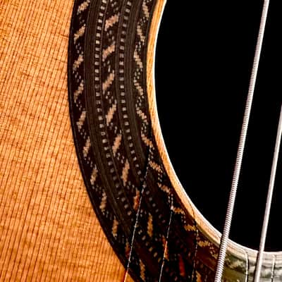 Nahum Herrera Lattice Concert Guitar 2024-Cedar/Ancient Dark Cocobolo image 11