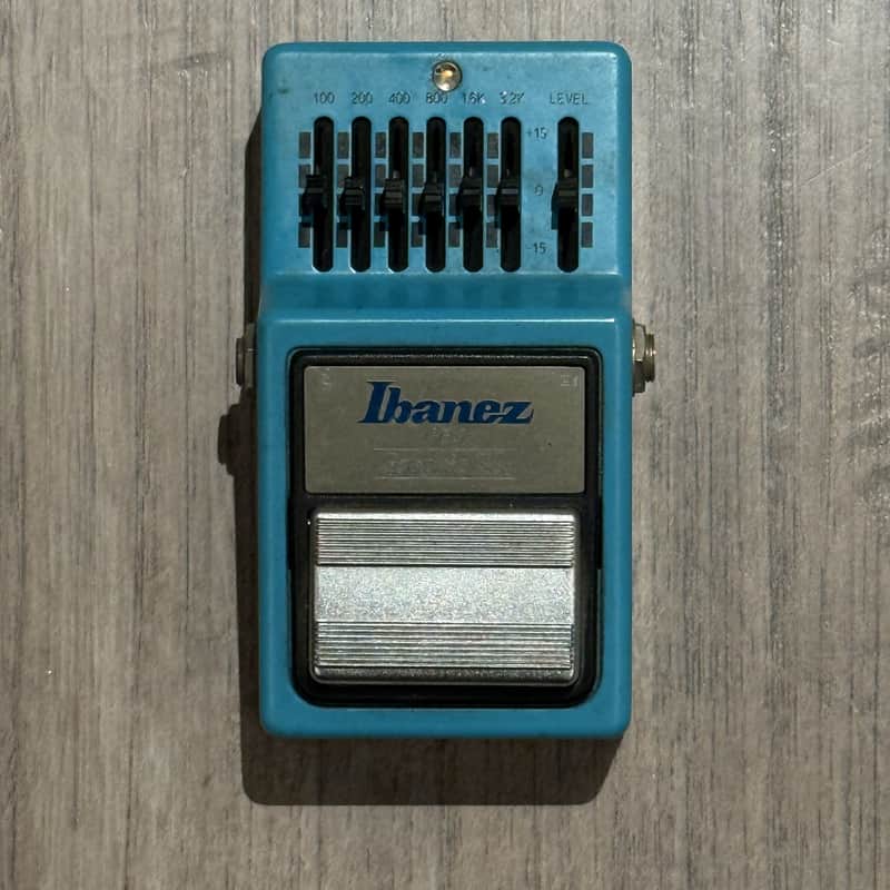 Ibanez GE9 Graphic EQ 1980s - Blue image 1