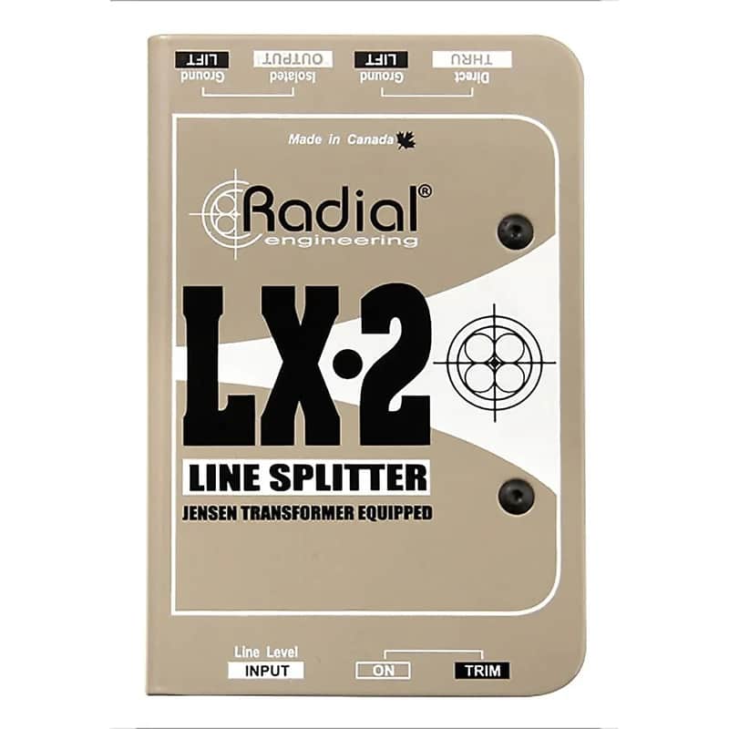 Radial Engineering LX-2 Passive Line Splitter and Attenuator -New in Box! -Shipping Included! image 1
