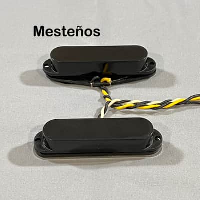 Good Land Pickups: Mesteños Mustang Single Coil Pickup Set Black image 1