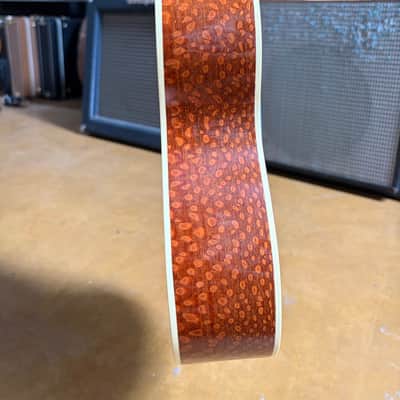 2012 Tony Graziano Tenor Ukulele #602 – Redwood / Figured Lacewood – Abalone – HSC image 8