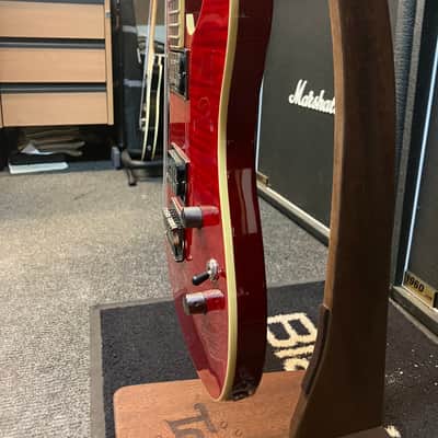 Fender Special Edition Set-Neck Custom Telecaster HH FMT 2003 - Crimson Transparent image 5