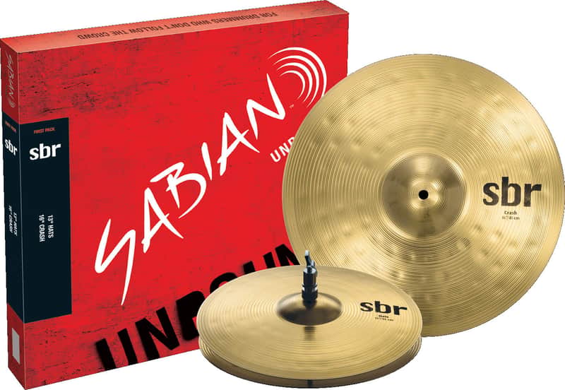 SABIAN SBR5001 SBR First 2-Pack Cymbal Package Made In Canada image 1