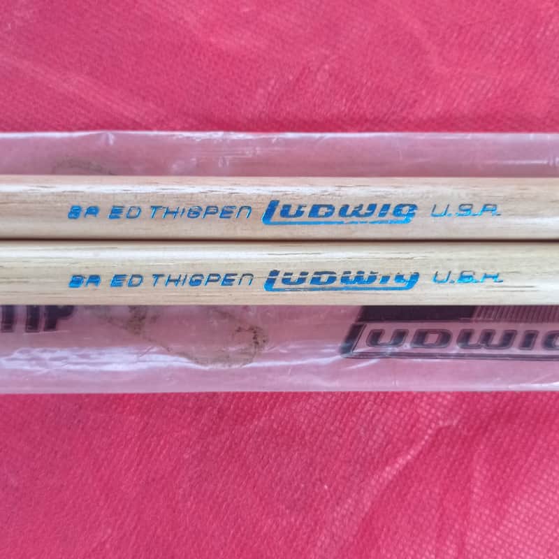 Vintage Ludwig Ed Thigpen Signature 8A Drumsticks - "NOS" New Old Stock 1970s/80s image 1