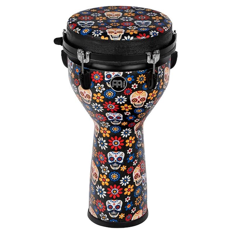 MEINL JD10DA-DH 10 Zoll Jumbo Djembe day of the dead Designer image 1