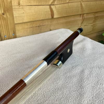 Double Bass Pernambuco French Bow - German Made 1st Half 20thC. Offers Welcome image 13