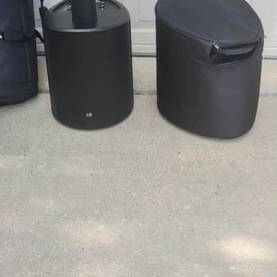 A pair of LD Systems MAUI5 800w All-in-One PA System with Bluetooth 2020s - Black w/ Bags and Covers image 12