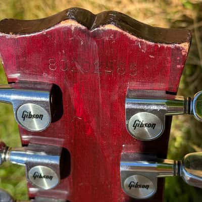 1982 Gibson Les Paul Deluxe - Wine Red image 4