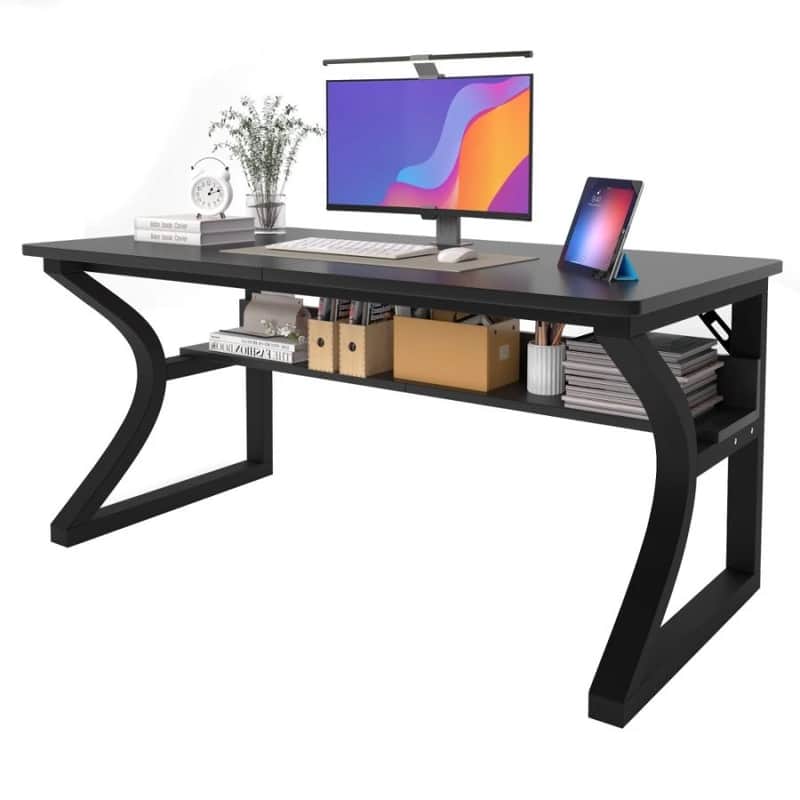 55" Music Production Desk – DJ & Producer Studio Workstation Table Bild 1