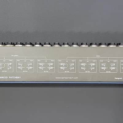 NEW-Samson S-Patch Plus S Class 48-Point Balanced Patchbay 2024s - Blue image 3